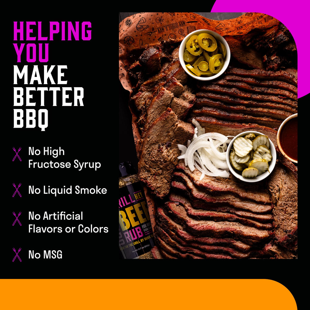 Hey Grill Hey espolvoreado en verduras asadas aportando sabor robusto