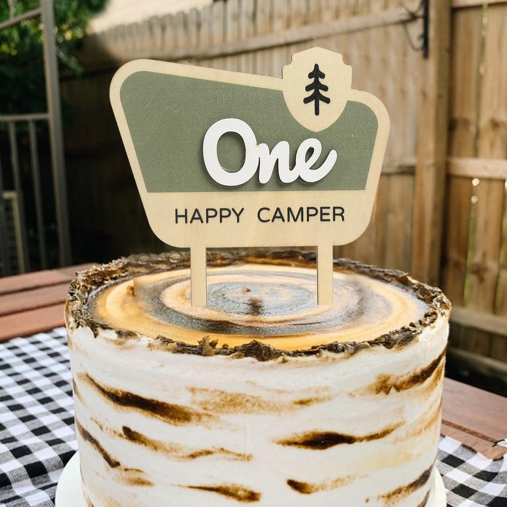 HGFC topper colocado en pastel, mejora visual para fotos de celebración