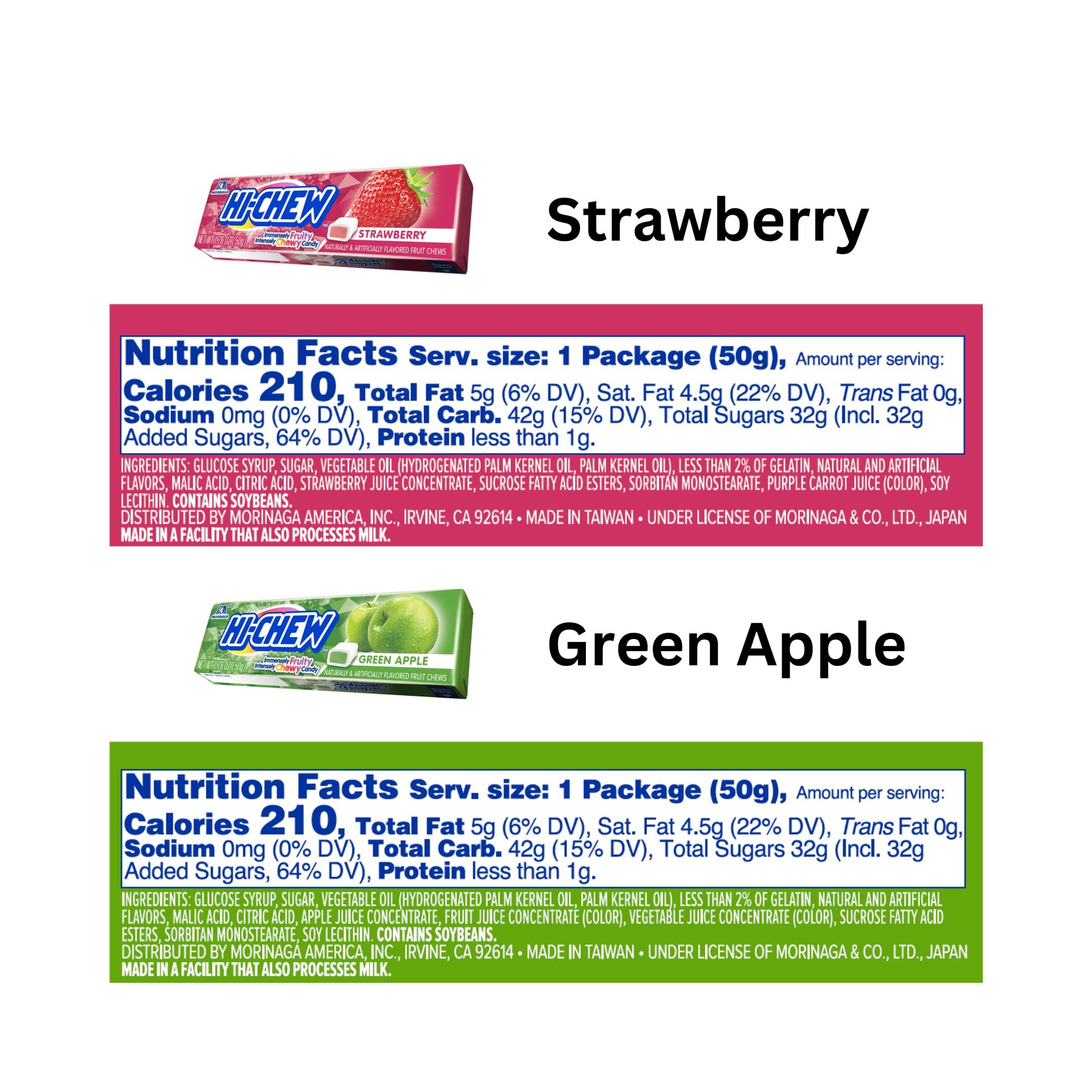HI-CHEW stick en mano demostrando tamaño práctico y portabilidad