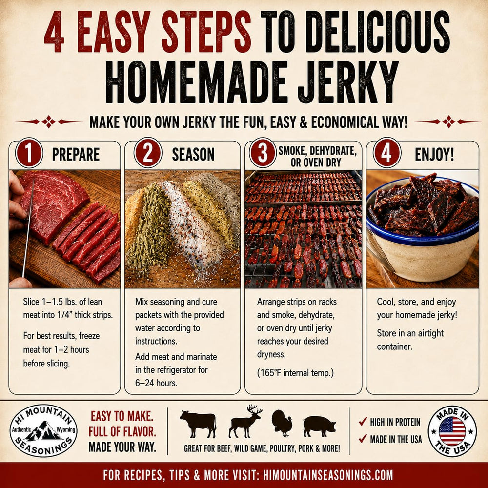 Hi Mountain tiras de jerky de res listas para comer con intenso sabor pepperoni
