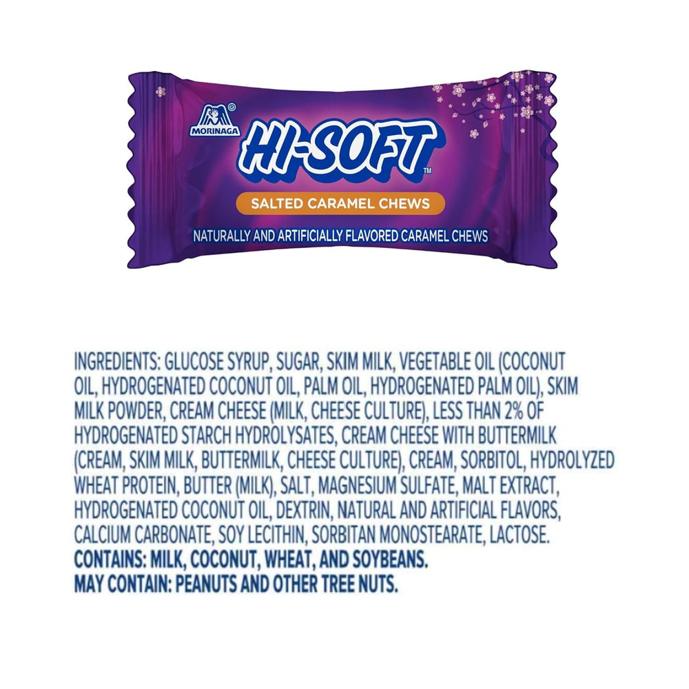HI-SOFT comparación en mano para tamaño y porciones visibles