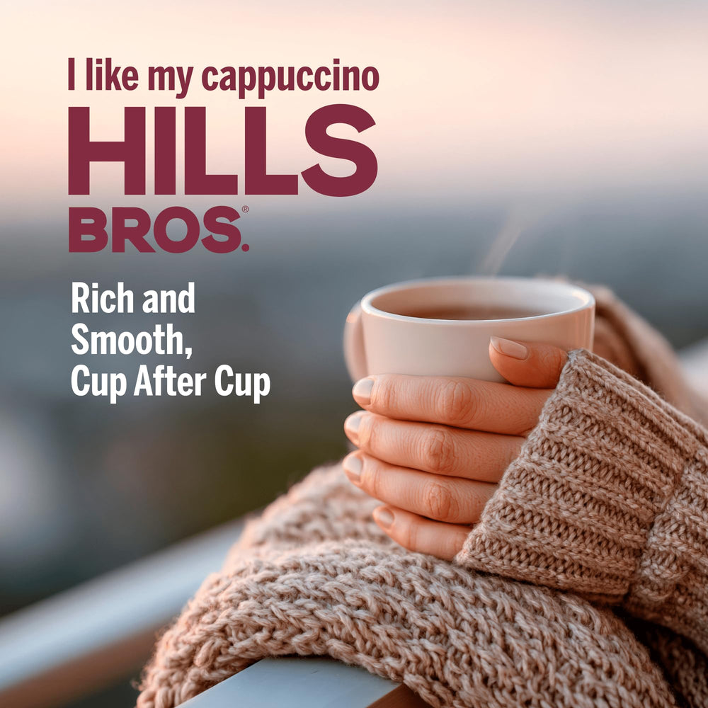 Hills Bros mezcla usada como cremera para café con cuerpo
