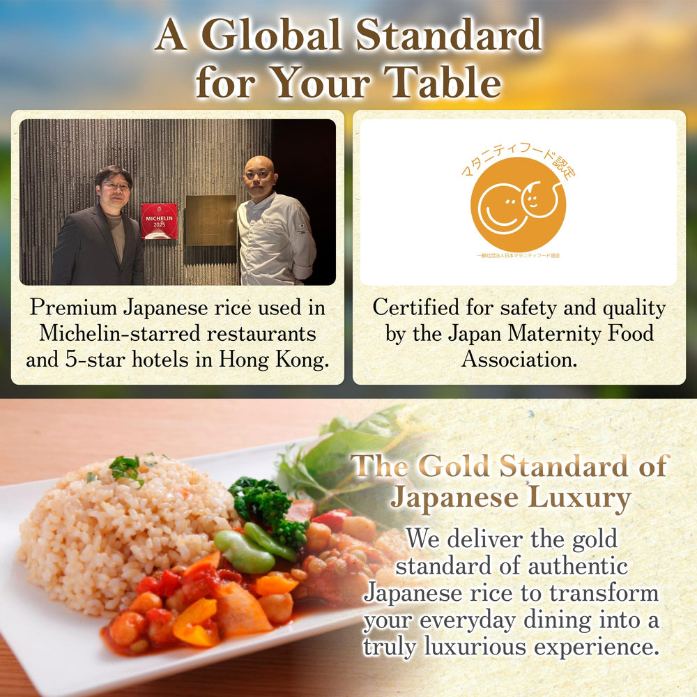 九州の大自然しらき HINOHIKARI en cocina japonesa, listo para servir