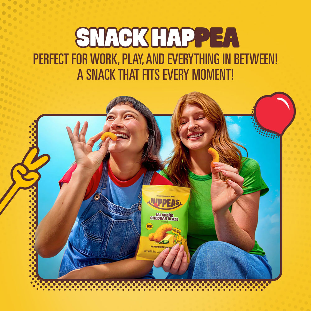 HIPPEAS bolsa dentro de una lonchera infantil para snack saludable