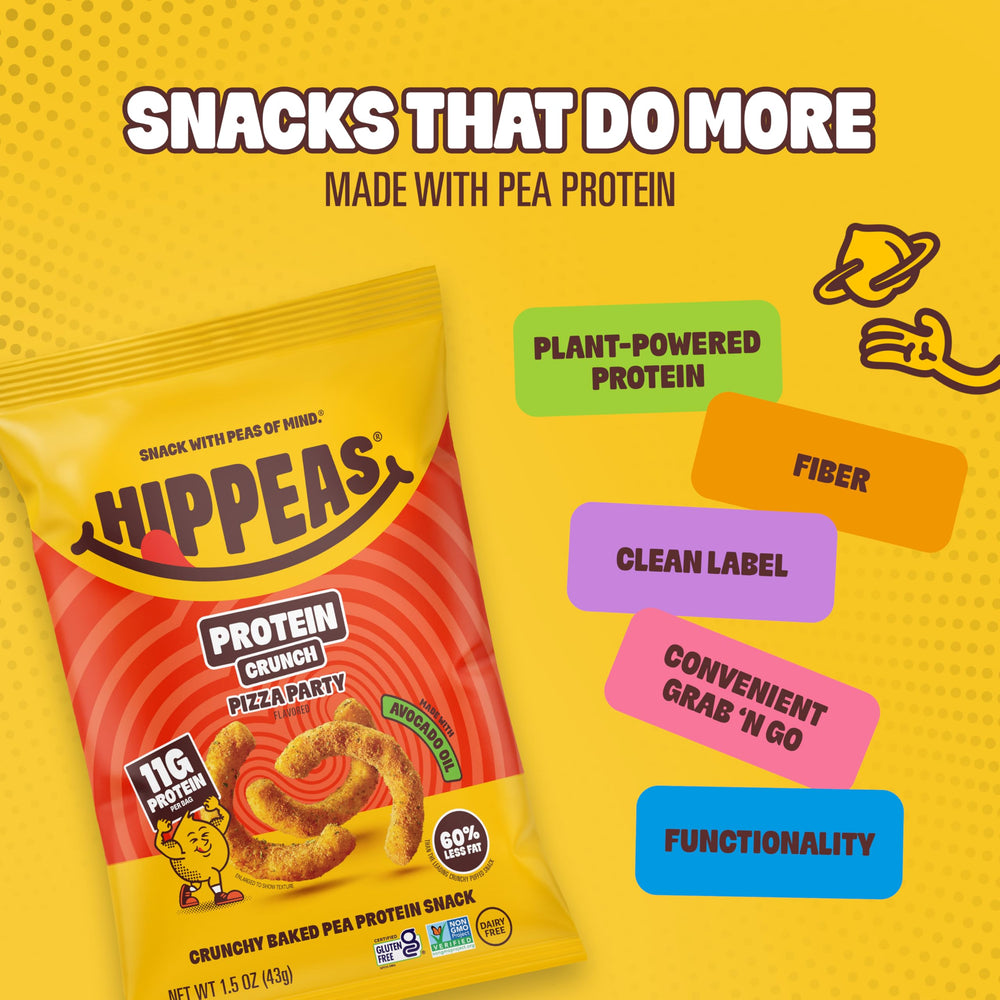 HIPPEAS proteína de guisante y ingredientes naturales como base nutritiva