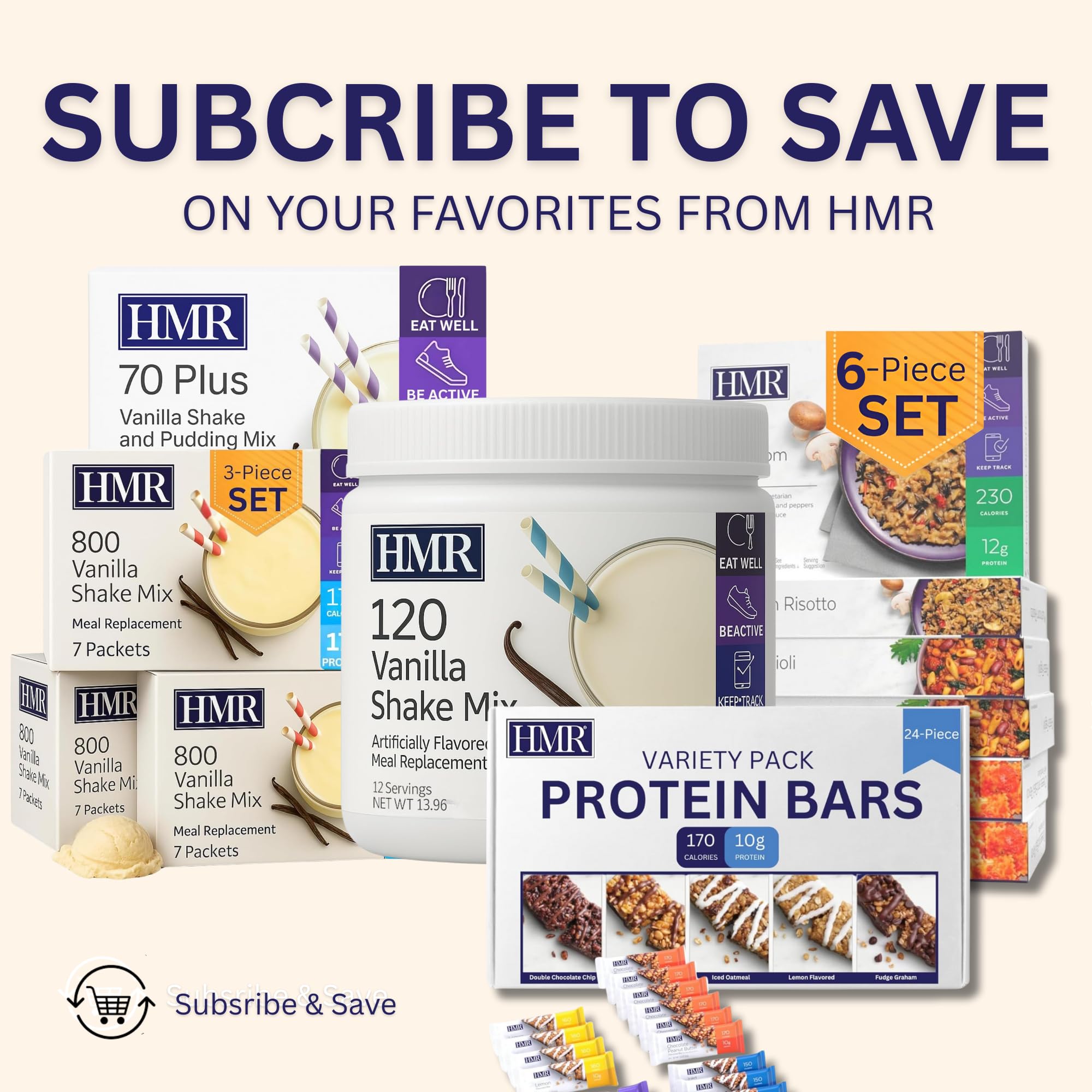 HMR batido servido con frutas, aporta sabor y variedad nutritiva