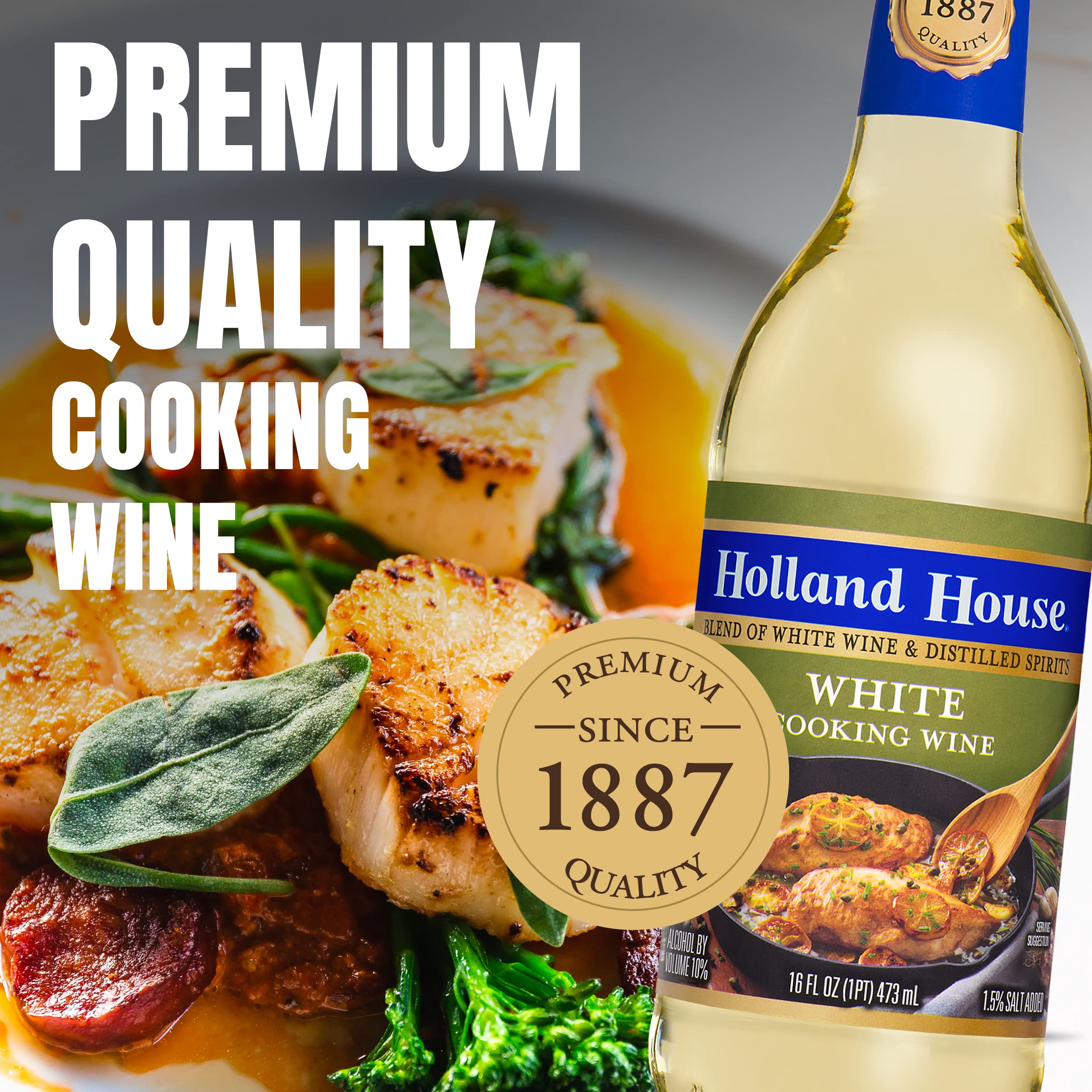 Holland House botella abierta lista para cocinar y añadir acidez