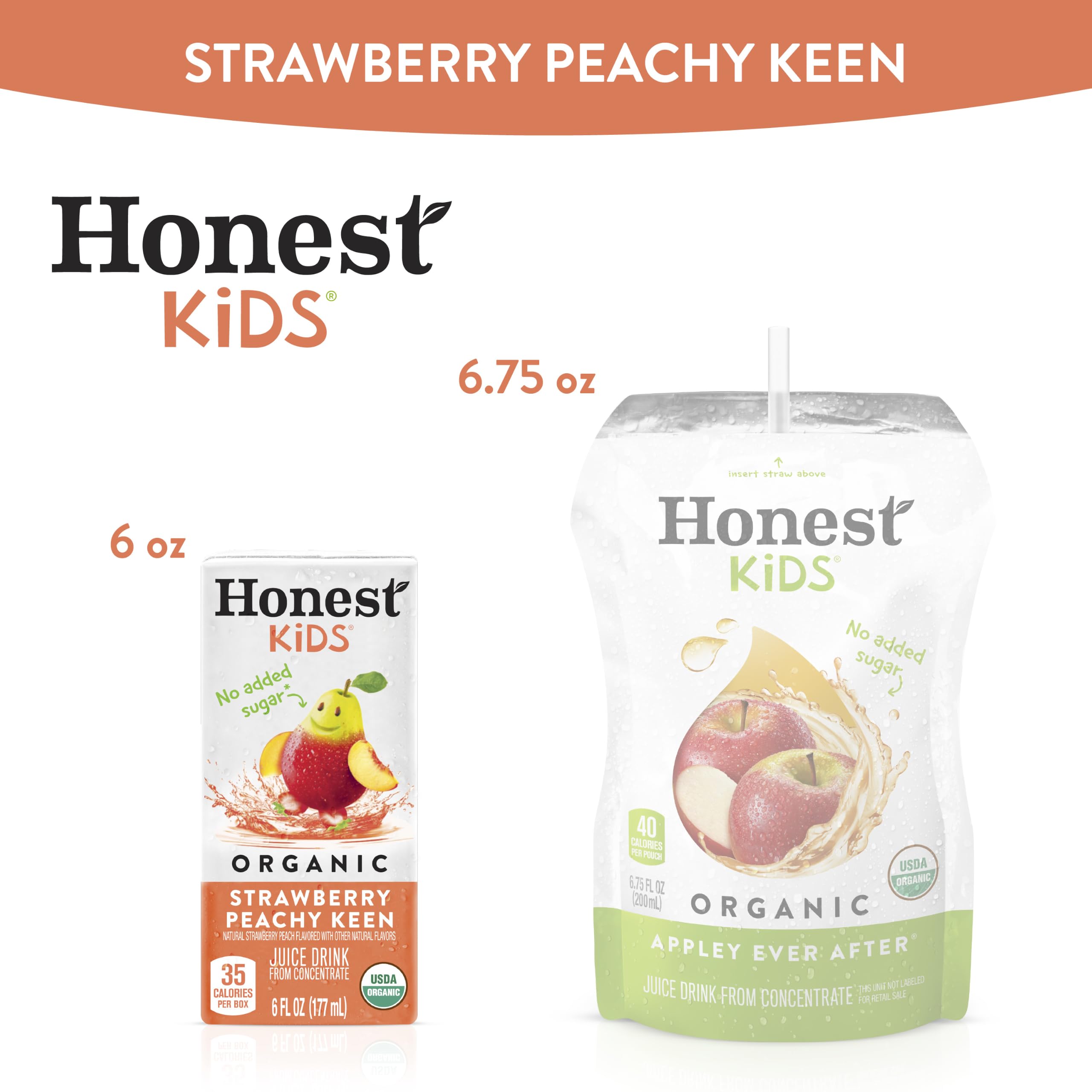 Honest Kids cartones en una lonchera listos para la escuela y conveniencia
