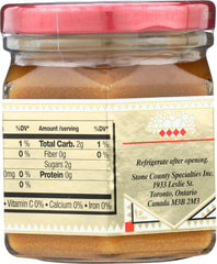 Honeycup mostaza textura en cuchara cremosidad para untar y mezclar
