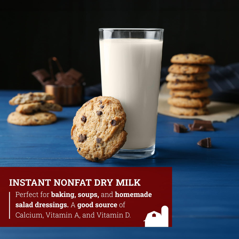 Hoosier Hill Farm etiqueta con instrucciones y datos nutricionales claros