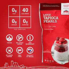 Hoosier Hill Farm porción de perlas en cuchara lista para remojar y cocinar