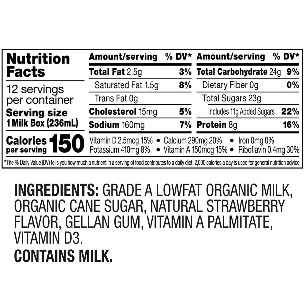 Horizon Organic pack de 12 cajas listo para almacenar sin refrigeración