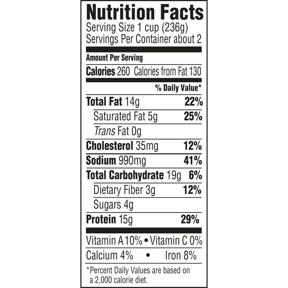 Hormel Chili textura en cuchara que destaca su consistencia y sabor fácil