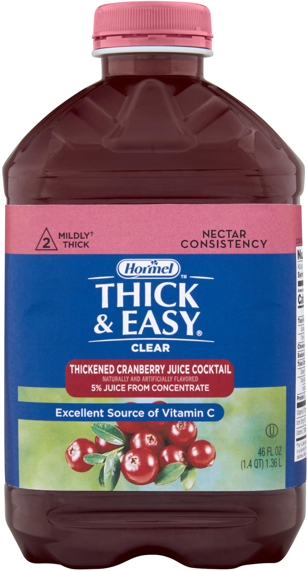 Hormel Thick & Easy primer plano de la textura néctar que facilita la deglución