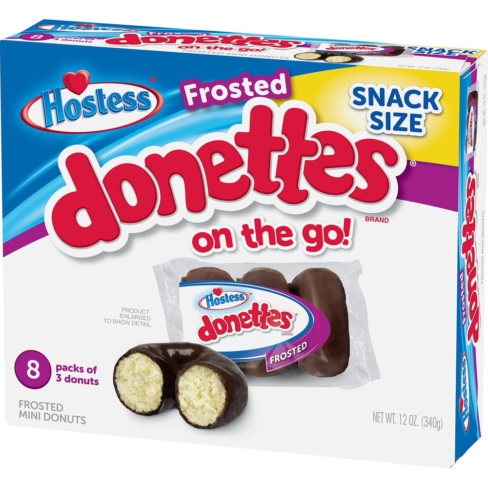 Hostess donitas servidas en una bandeja ideal para reuniones