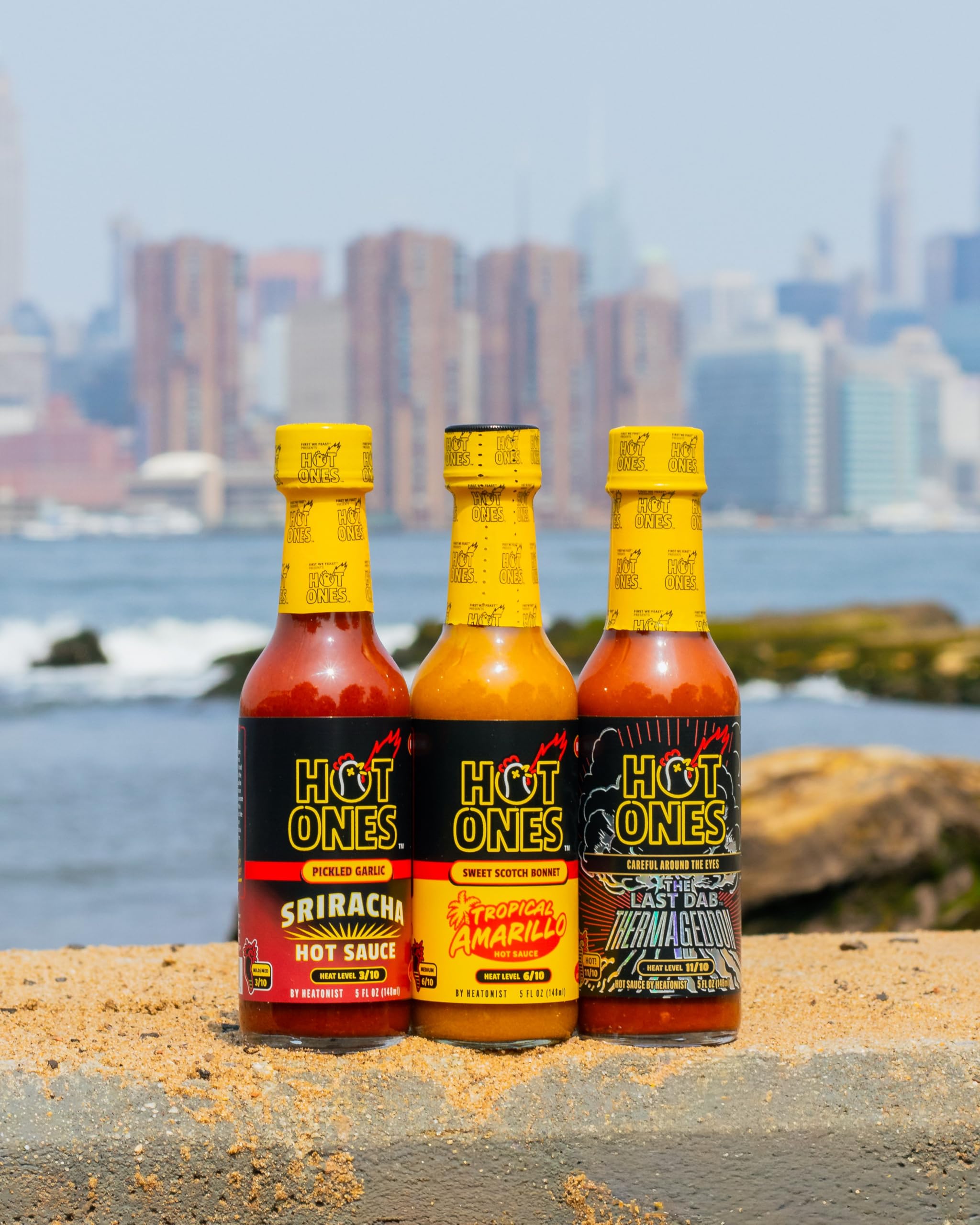 Hot Ones set presentado en caja ideal para regalar en fiestas