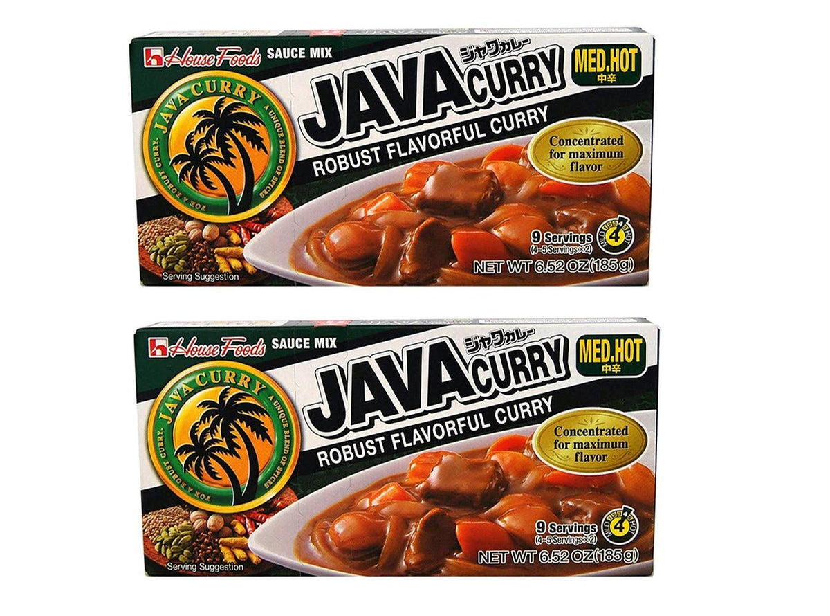 House Java Curry pack frontal mostrando dos bloques, ideal para guisos rápidos