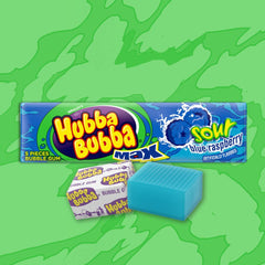Hubba Bubba textura del chicle mostrando elasticidad para burbujas