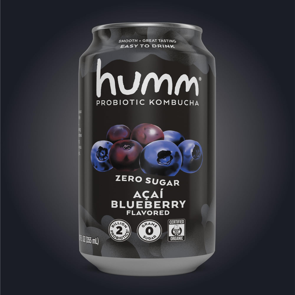 Humm 16 pack de latas presentado para almacenamiento estable sin refrigeración