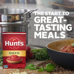Hunt's salsa vertida en olla de chili para enriquecer sabor del guiso