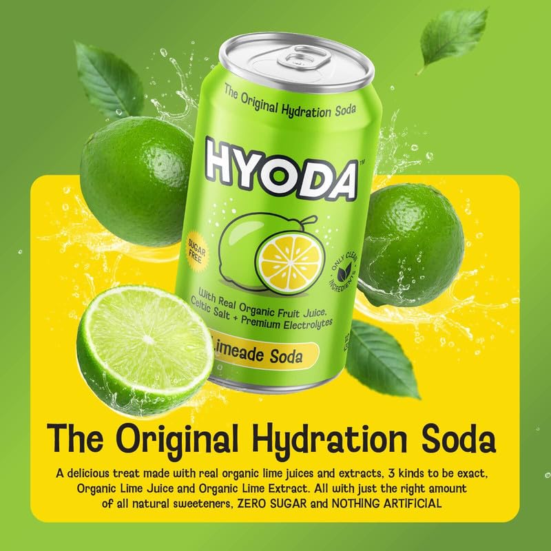 HYODA burbujeo cercano que resalta efervescencia y sensación refrescante
