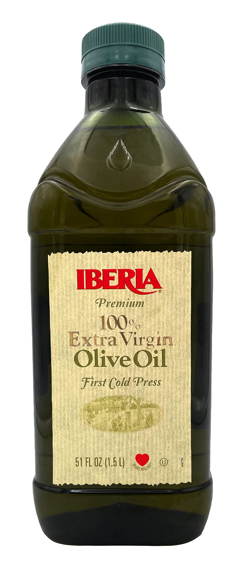 Iberia botella frontal con etiqueta que resalta calidad y origen
