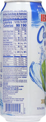Iberia botella junto a una regla, demuestra tamaño de 16.9 fl oz