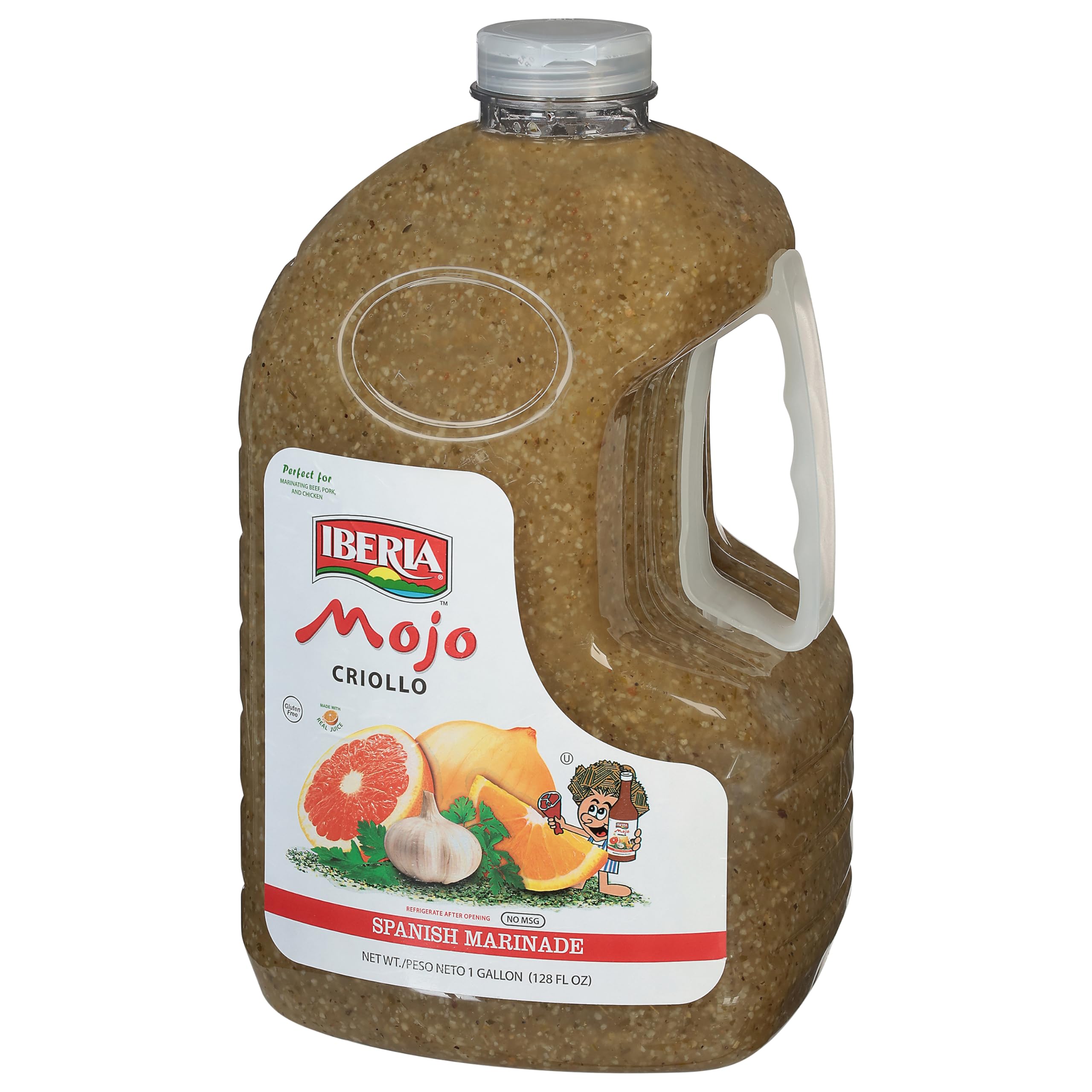 Iberia Mojo Criollo botella frontal mostrando tamaño grande y uso versátil