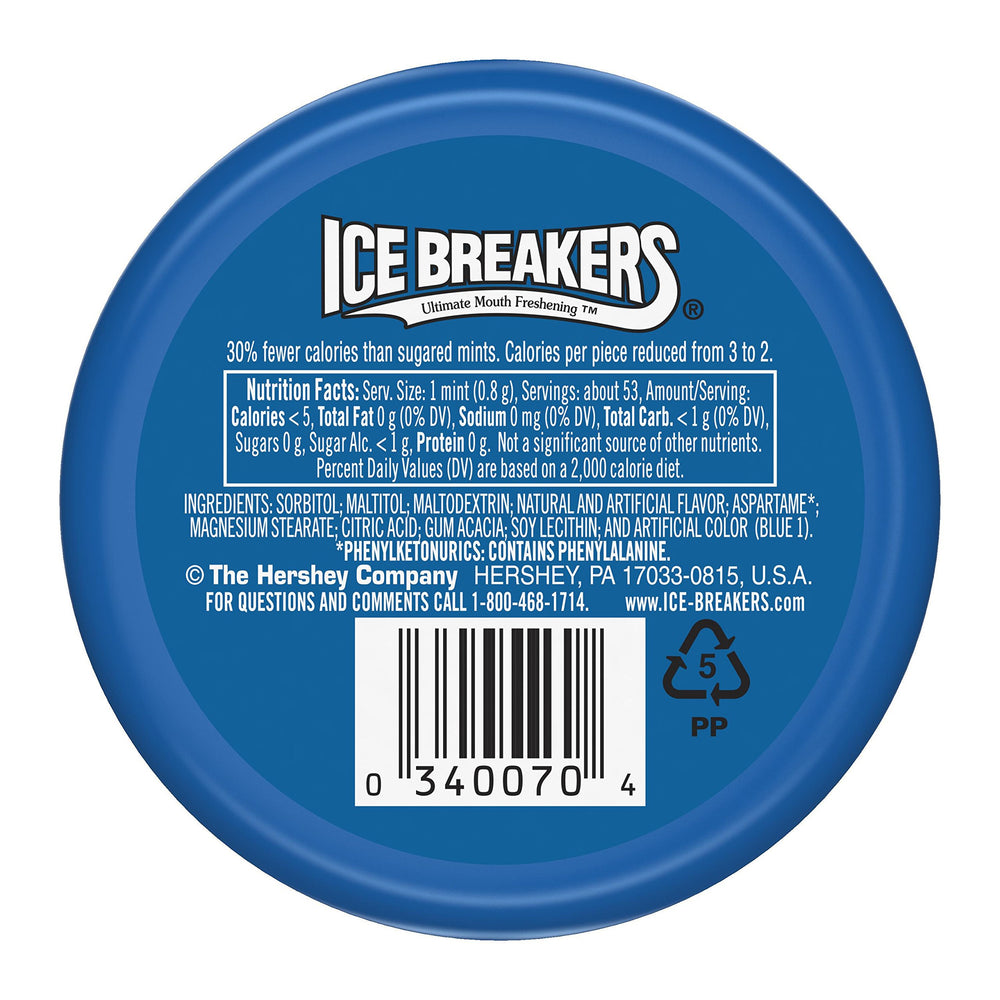 Ice Breakers paquete de 16 envases listo para almacenamiento prolongado