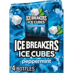 Ice Breakers botella frontal mostrando el diseño práctico y fresco