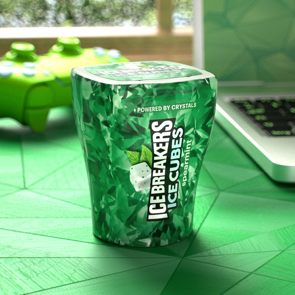 Ice Breakers varios frascos en caja para evento, presentación lista para invitados