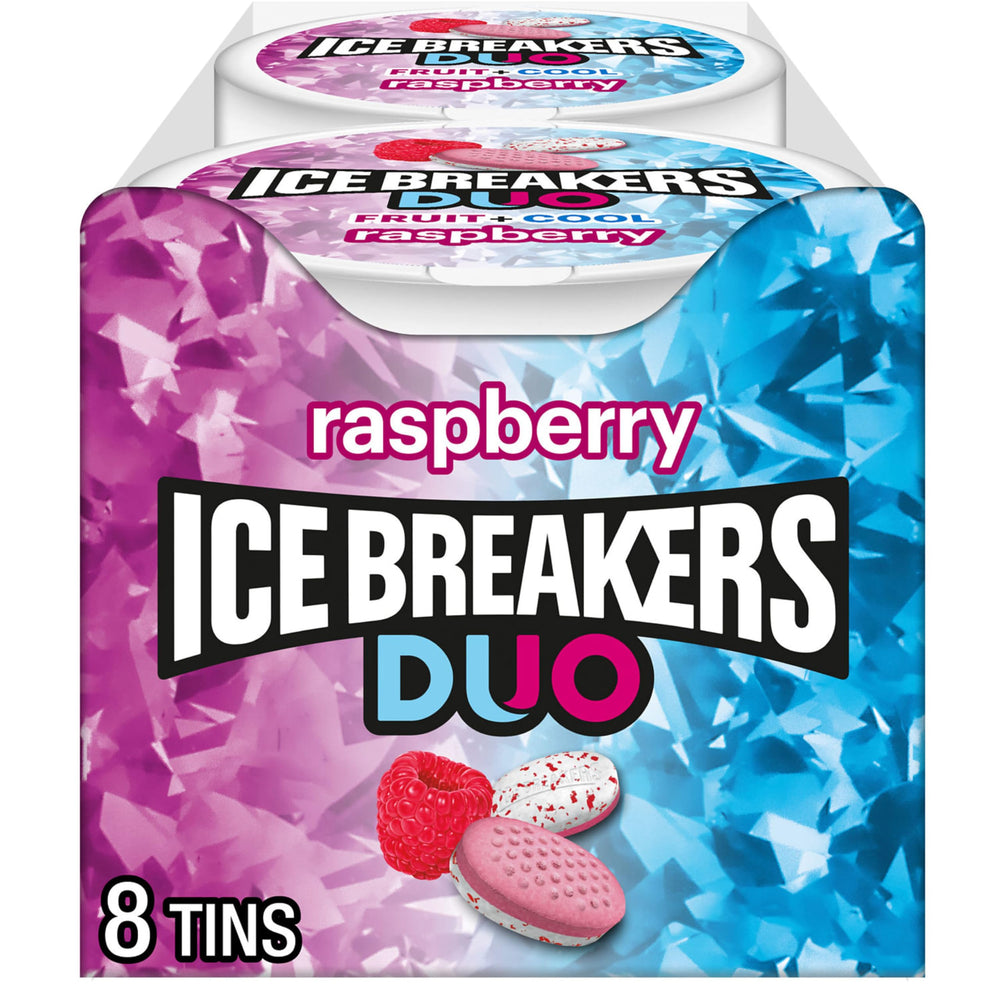 Ice Breakers puck frontal mostrando etiqueta y formato práctico para llevar