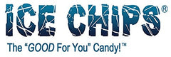ICE CHIPS caramelo en mano demostrando consumo práctico y frescura