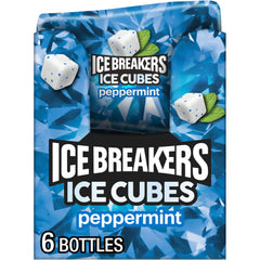 Ice Breakers botella frontal mostrando el envase práctico y frescura
