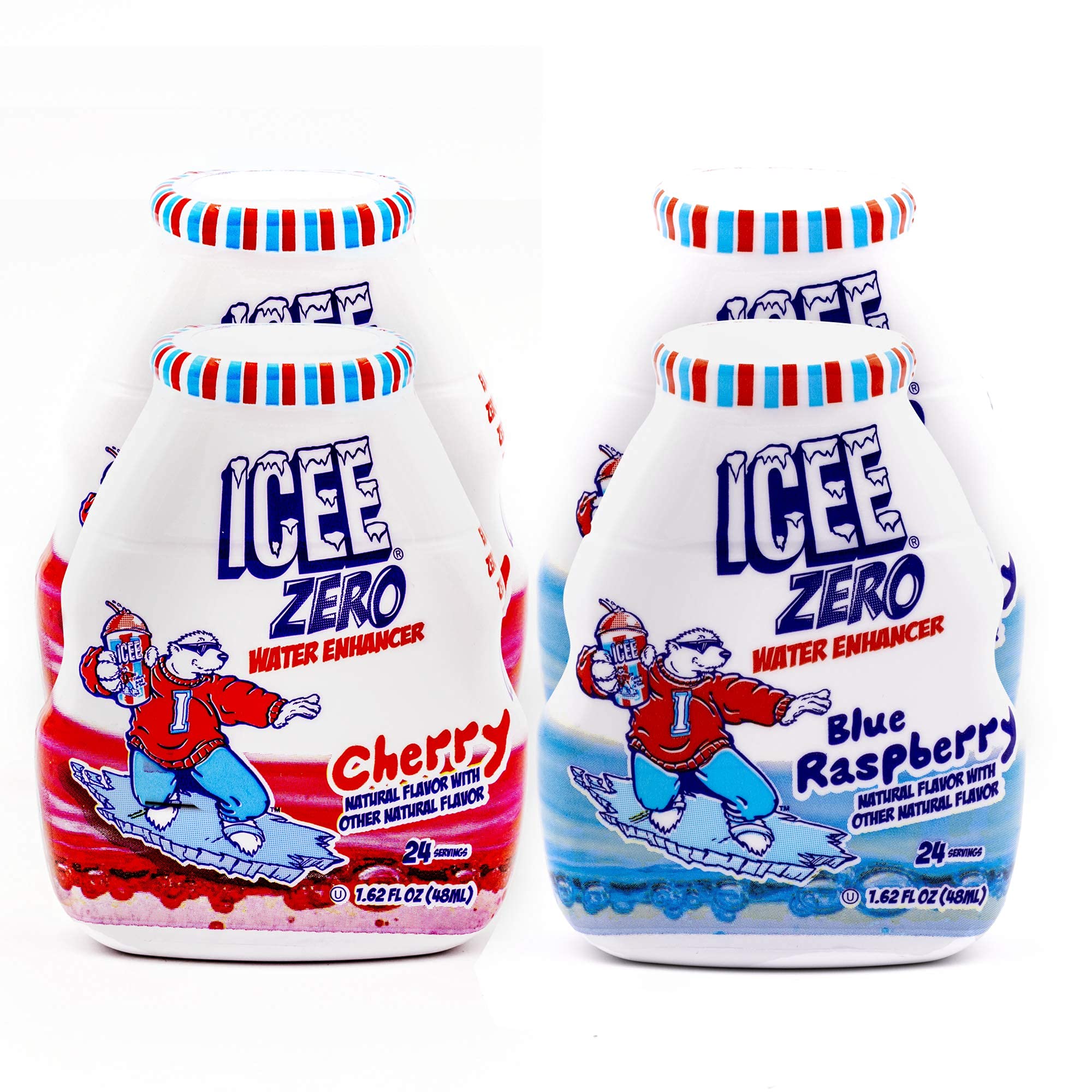 ICEE empaque frontal con cuatro frascos, práctico y portable