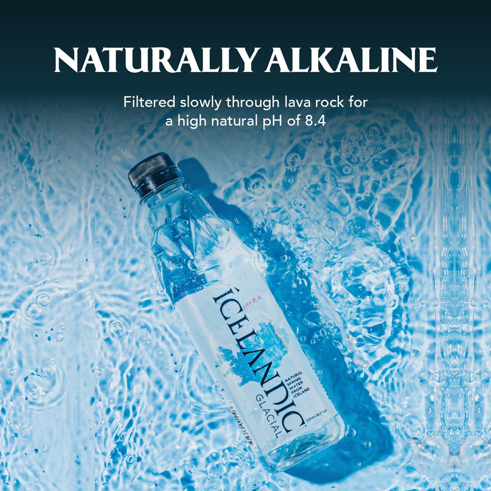 Icelandic Glacial embalaje rPET reciclable enfatizando sostenibilidad y menor plástico nuevo