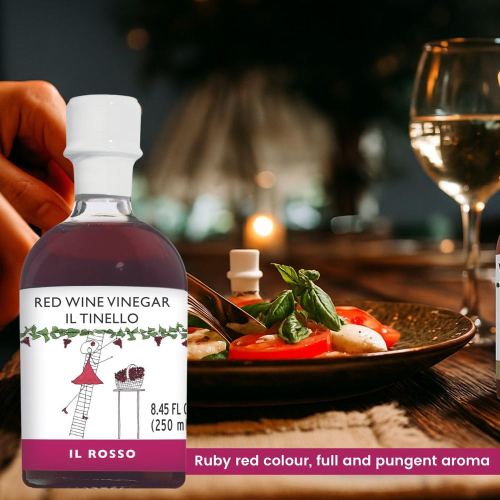 IL TINELLO 250 ml comparado en tamaño, formato práctico para cocina
