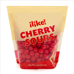 ILIKE! cucharada llena de Cherry Sours lista para servir en evento pequeño
