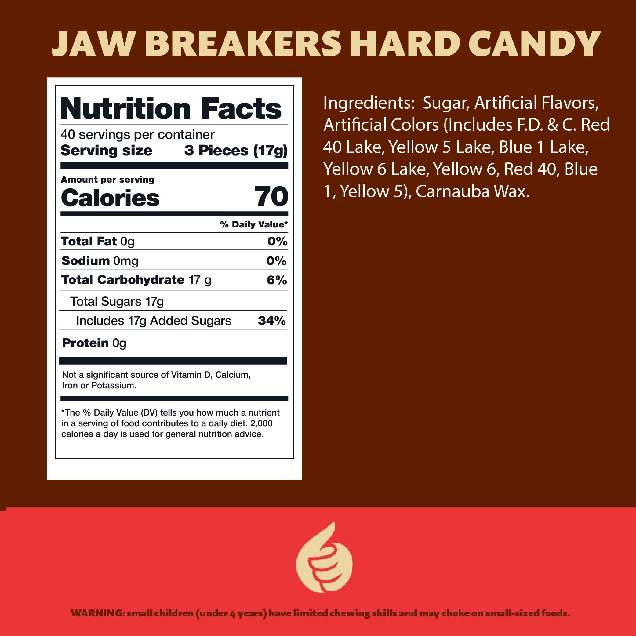 ILIKE! mezcla de Jawbreakers colores brillantes mostrando variedad de sabores