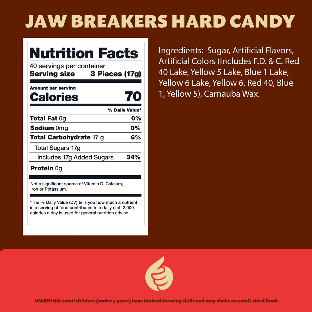 ILIKE! mezcla de Jawbreakers colores brillantes mostrando variedad de sabores