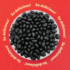 ILIKE! jelly beans de regaliz en frasco decorativo listos para servir