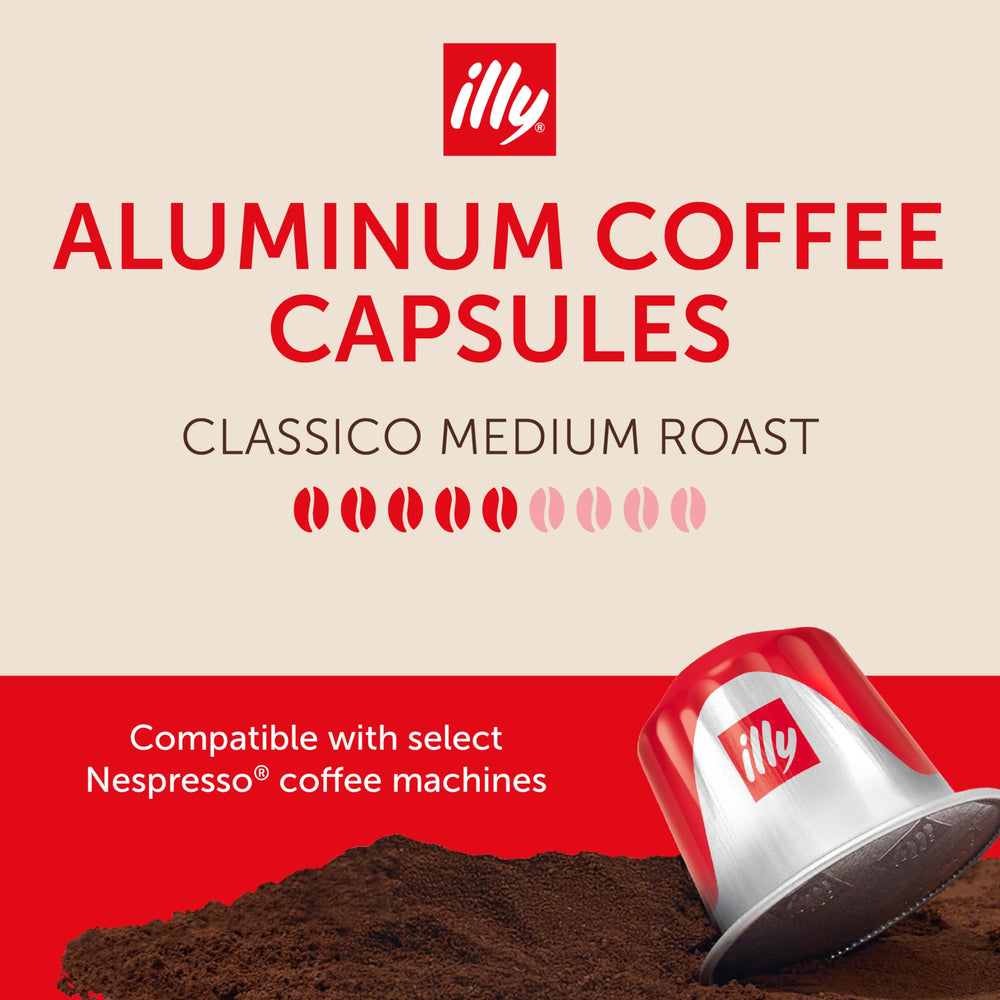 illy cápsula de aluminio primer plano que preserva aroma y sabor