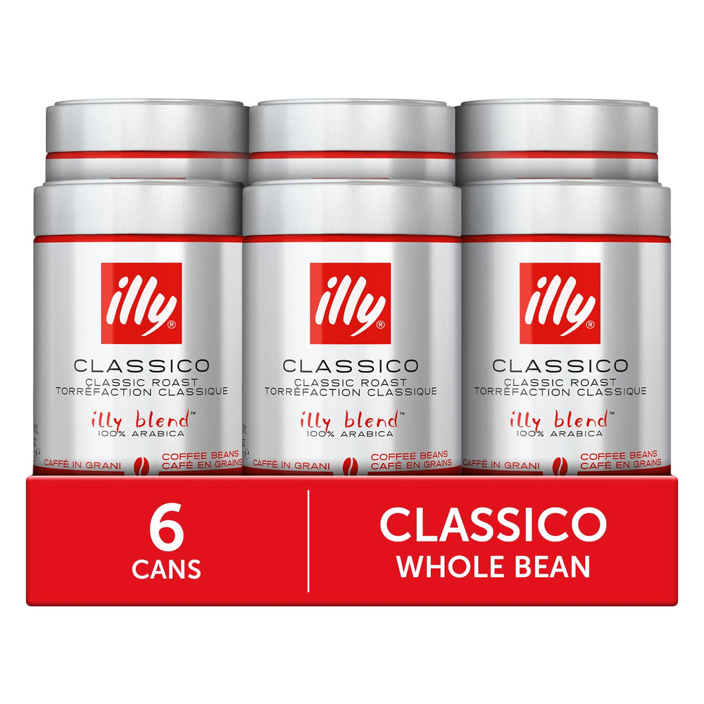 Detalle de granos de illy en grano con textura visible, evidencia frescura y aroma.