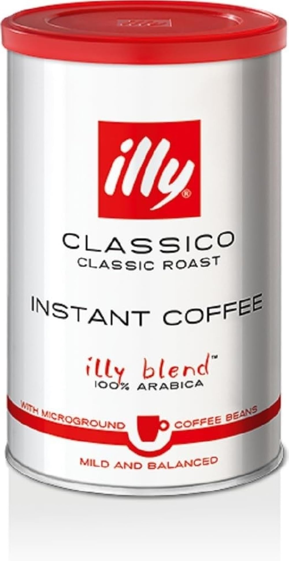 illy frasco vista frontal mostrando el envase y conveniencia