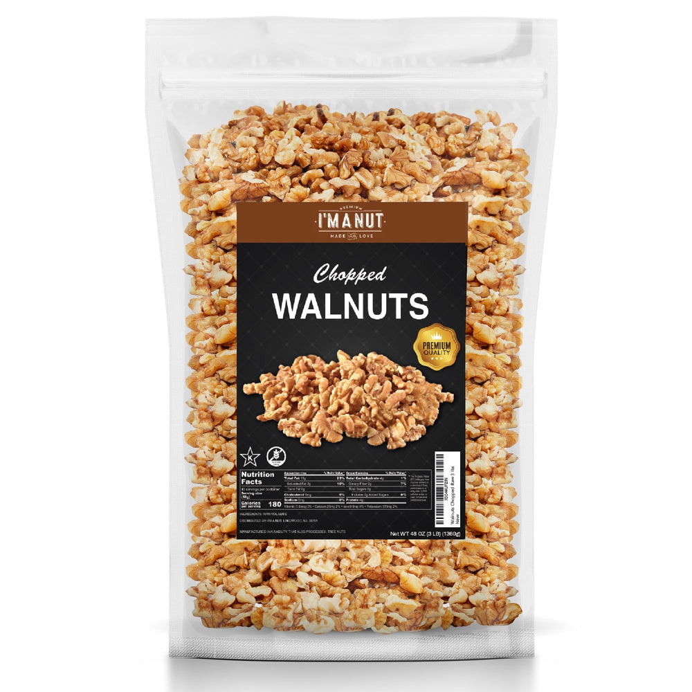 I'm A Nut paquete frontal mostrando 48oz y calidad fresca