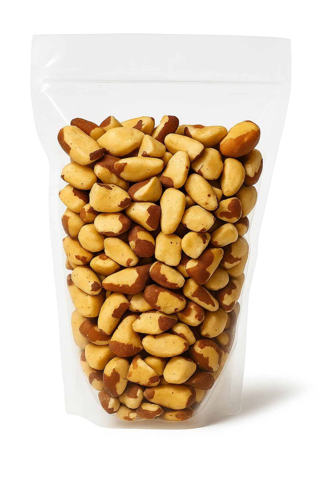 I'm A Nut textura de nuez de Brasil partida, muestra frescura y calidad