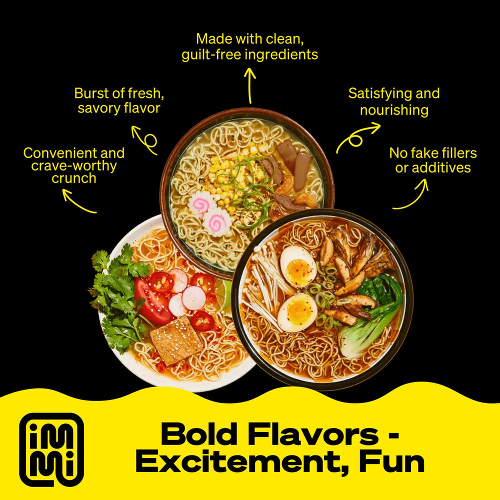 immi tazón Spicy “Beef” servido y humeante, sabor picante listo para comer