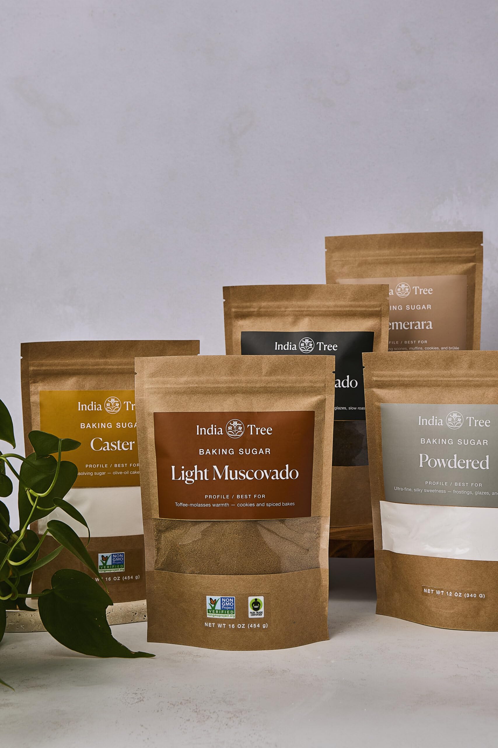 India Tree tarro en cocina rústica con ingredientes, inspira recetas y uso cotidiano
