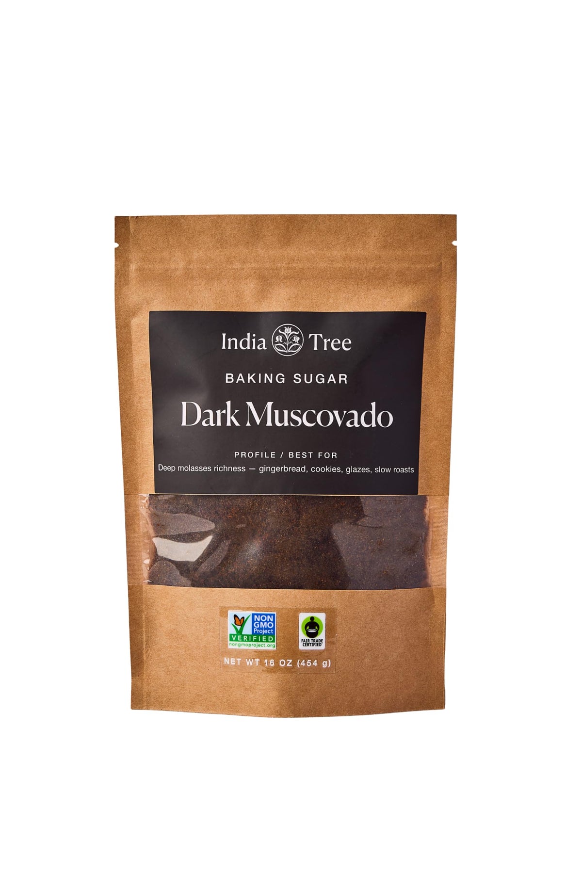 India Tree paquete frontal mostrando etiqueta y presentación, conveniencia y calidad