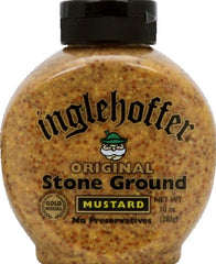 Inglehoffer botella frontal pack de 2, diseño squeeze y etiqueta visible